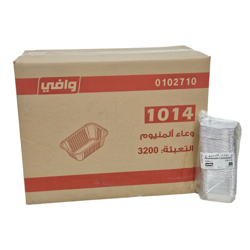 جواد | وافي | كرتون كوب كيك قصدير مستطيل | 10x6.5...