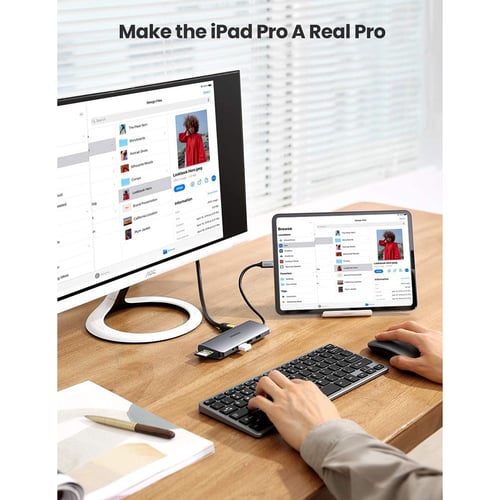 يوجرين | قطعة محول 10 في 1 تايب سي الى بروجكتور وغ...