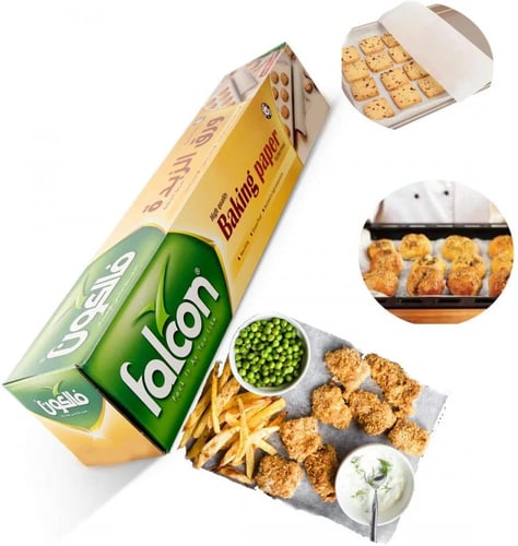 فالكون | كرتون رول ورق زبدة الطهي والخبز كبير 45 س...