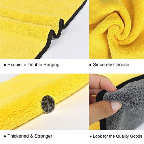 شوتوب | منشفة تجفيف السيارة | قماش مايكروفايبر احت...