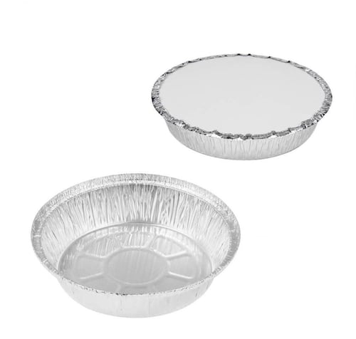 اساس | صحون قصدير كنافة مع غطاء | مسطح | كرتون | 1...