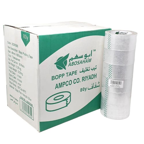 ابو سهم | كرتون تيب تغليف شفاف 90 ياردة 30 حبة | S...