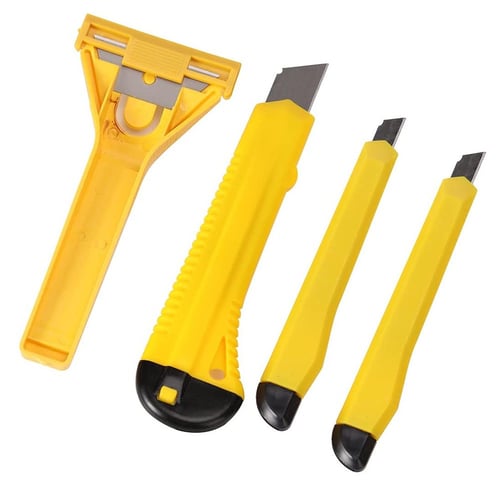 لوازم | 4 قطع ادوات تقطيع مشارط متعددة ومكشطة