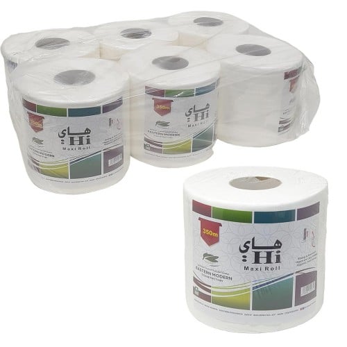 الشرقية هاي | حزمة 6 رول ماكسي رول | طبقتان | 350...