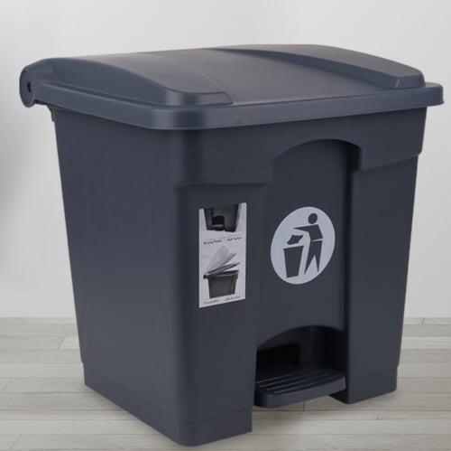 بلاستيكنا | درام نفايات بدعسة | رصاصي | 30 لتر | ر...