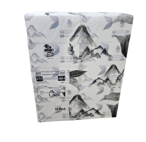 طوي | حزمة مناديل 600 | 40 علبة | 24,000 منديل | 4...