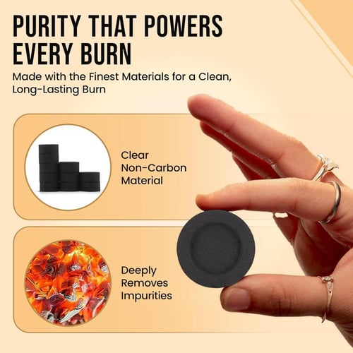 باسج | فحم بخور اسود دائري | سريع الاشتعال | وسط |...