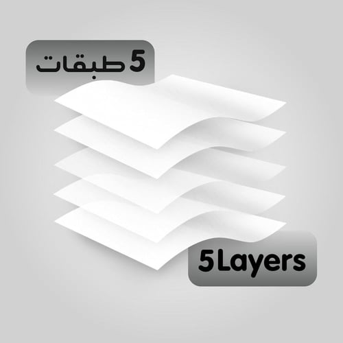 قوفي | حزمة مناديل قوفي علاقي 2000 | 5 علبة 10,000...