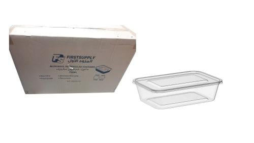 First Supply | Microwave Plastic Rectangle Contain...