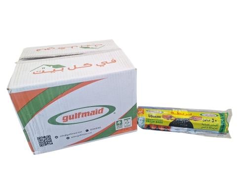 جلف ميد | كرتون رول أكياس نفايات بربطة ذاتي | أزرق...