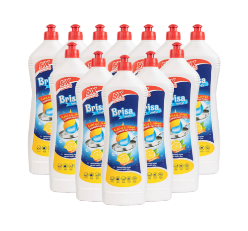 بريسا | سائل غسيل الصحون | 5X قوة مضاعة إزالة الده...