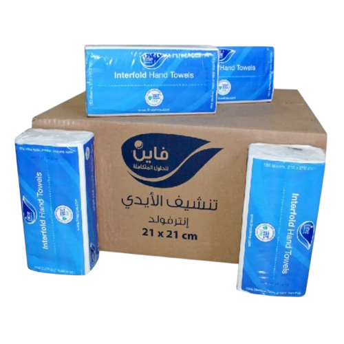 كرتون مناديل فاين انترفولد 150 | 24 علبة | 3,600 م...