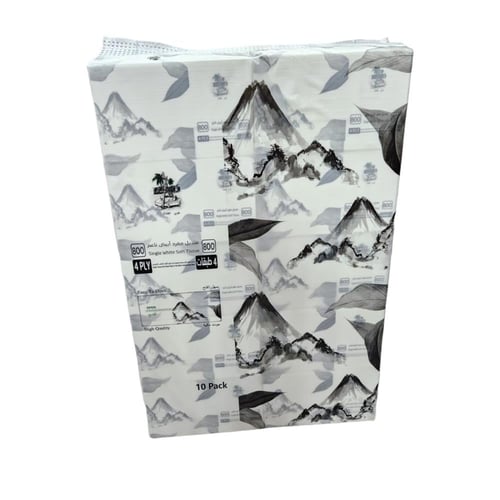 طوي | حزمة مناديل 800 | 40 علبة 32,000 منديل وجه 4...