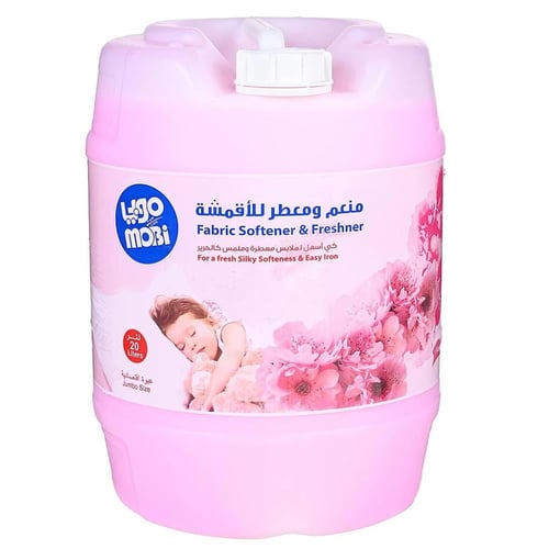 موبي | منعم ملابس | زهري | وردي | 20 لتر