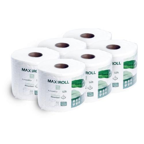 مثالية | حزمة مناديل هدب | ماكسي رول | 6 رولات × 3...