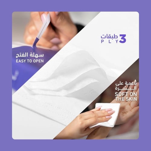 قوفي | حزمة مناديل قوفي 300 | 5 شدات × 10 علب | 3...