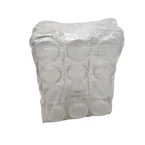 عسق | برطمان | كرتون علب بلاستيك مربع | شفاف | 2 ل...