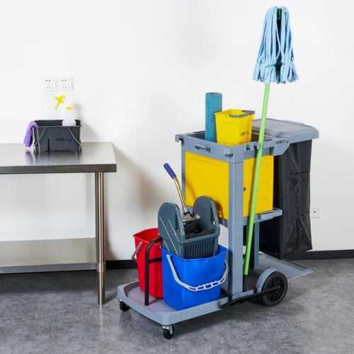 عربة نظافة مع ملحقات كاملة رقم AF08170T