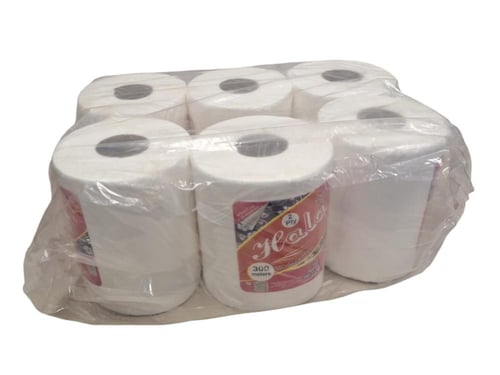 حلا | حزمة ماكسي رول | طبقتان | مضغوط | 300 متر |...