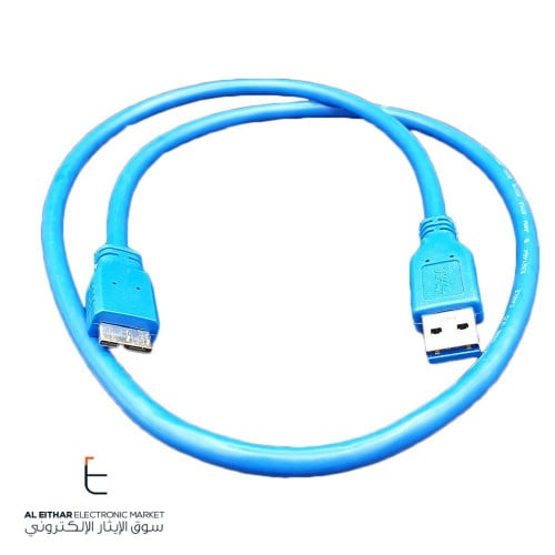 سلك هاردسك او نوت | ازرق | 80 سم HDD Hard Disk Gal...