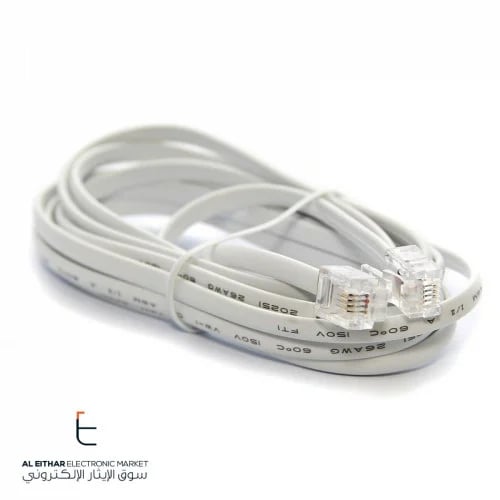 سلك تلفون توصيل هاتف Telephone Cable RJ11