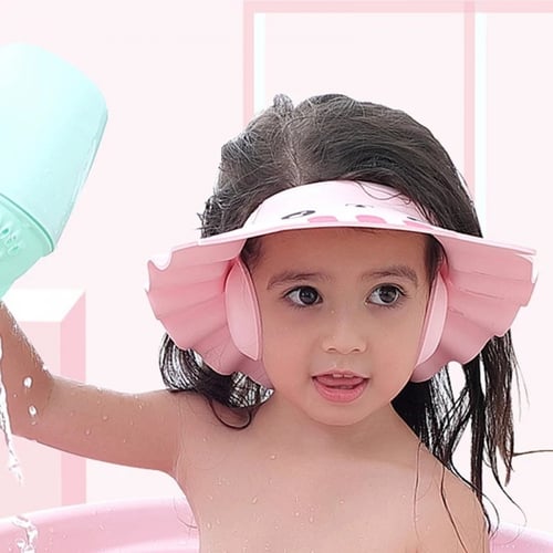 واقي الشامبو والماء للاطفال Baby Shower Cap | Sham...