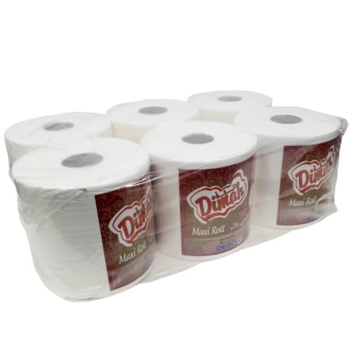 ديمة | حزمة 6 رولة ماكسي رول طبقتان 350 متر | DM35...