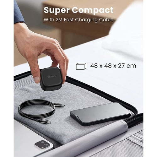 يوجرين | شاحن جداري | فائق السرعة 25 واط | مع سلك...