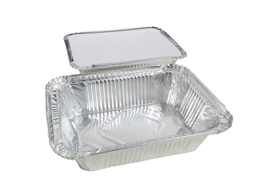 اساس | شدة صحون قصدير مع غطاء | 125 حبة | رقم 1026...