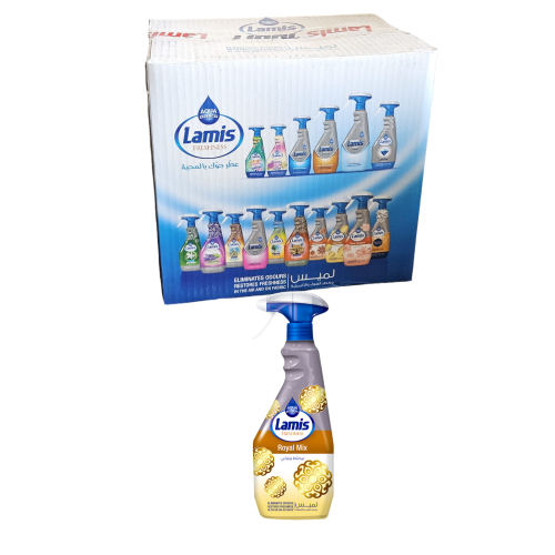 لميس | كرتون بخاخ معطر مفارش | مخلط ملكي | 450 مل...