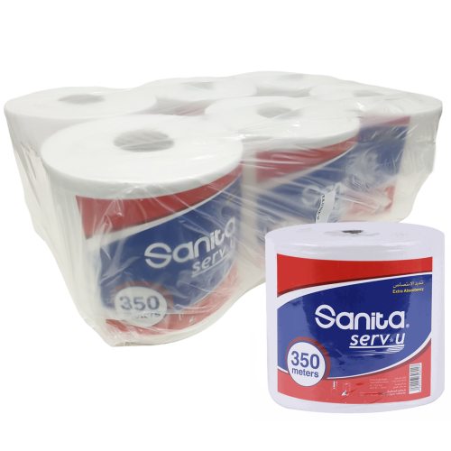 نابكو سانيتا سيرف يو | حزمة 6 رولة ماكسي رول 350 م...