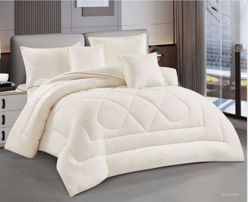 مفرش لمار نفر و نص سادة منقوش شتوي لمنحك الدفئ مقا...