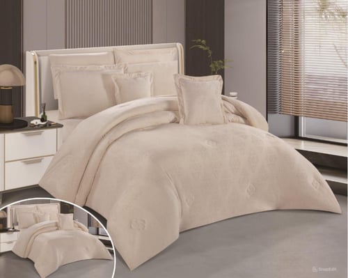 مفرش سيلا نفر و نص شتوي بنقش فخم وبتصميم حصري واني...