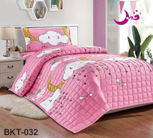 مفرش رسوم اطفال مضغوط نفر ونص