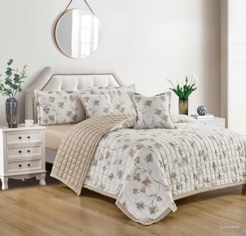 مفرش روزي تفرين مشجر مضغوط صيفي