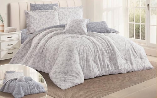 مفرش سرير فلورينا نفرين بتصميم مشجر ليمنحك اجواء ا...