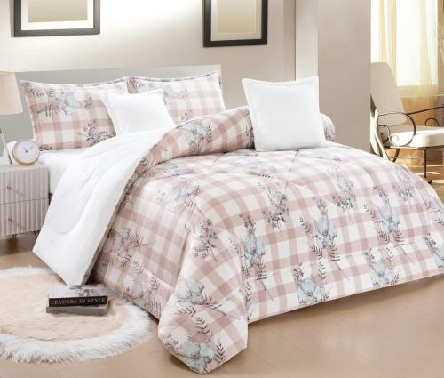 مفرش سرير لوف هوم نفرين شتوي من المخمل الناعم والف...