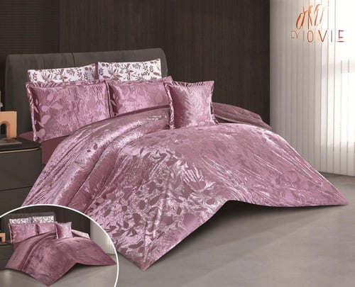 مفرش الشتاء نفرين من المخمل الناعم بتصميم حصري وجذ...