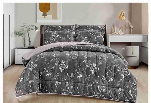 مفرش نفرين مشجر ذو طابع وجهين ليمنحك صيف منعش مع خ...