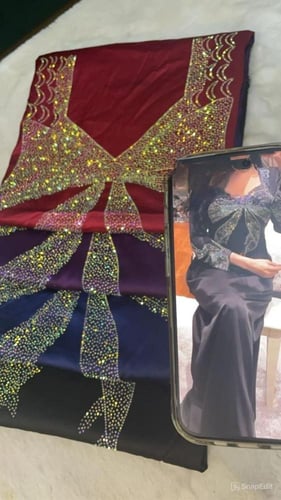 قماش من المخاوير الحرير السادة الايطالي