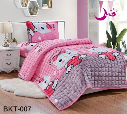 مفرش رسوم اطفال مضغوط نفر ونص