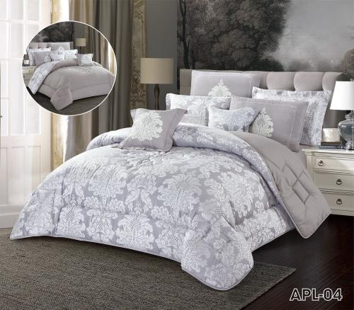 TREELY مفرش سرير نفرين فخم بتصميم نقوش الورق من ال...