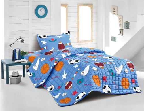 مفرش رسوم اطفال مضغوط نفر ونص