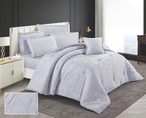 مفرش سرير SNOOZYL نفرين بتصميم النقش الملكي بتصميم...