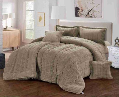 مفرش روزي سرير نفرين من الفرو والمخمل الناعم ليمنح...