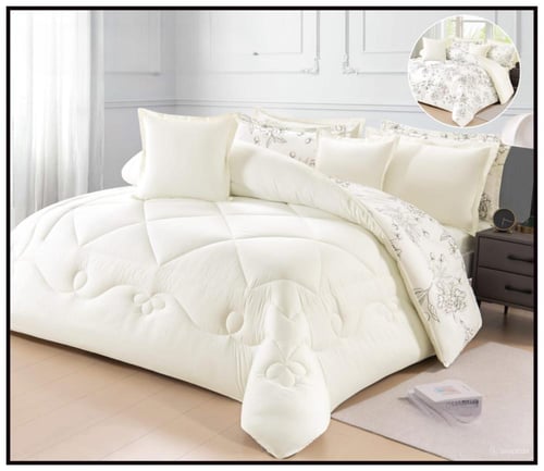 مفرش دريم سويت نفرين ذو طابع وجهين صيفي