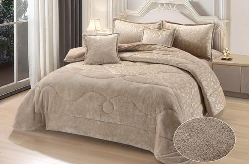 مفرش سرير WARM والمخمل الناعم ليمنحك الدفئ والاناق...