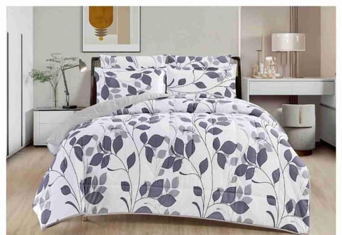 مفرش نفرين مشجر ذو طابع وجهين ليمنحك صيف منعش مع خ...