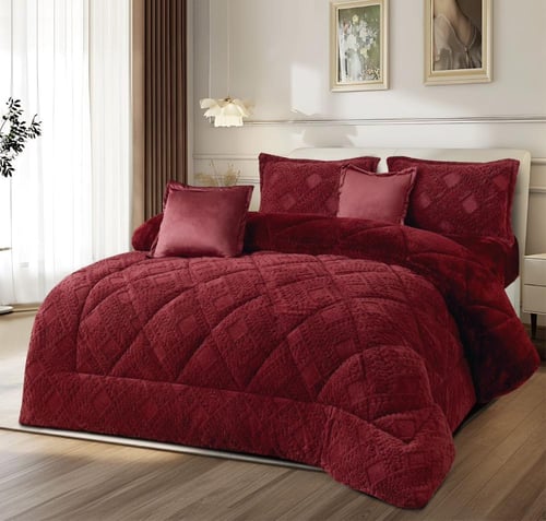 مفرش لوري سرير نفرين من الفرو والمخمل الناعم ليمنح...