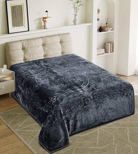 بطانية نفرين سادة محفور بخامة عالية الجودة